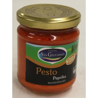 Lucifora Pesto Paprika (180g Glas)