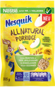 NESQUIK Porridge allnatural Apfel