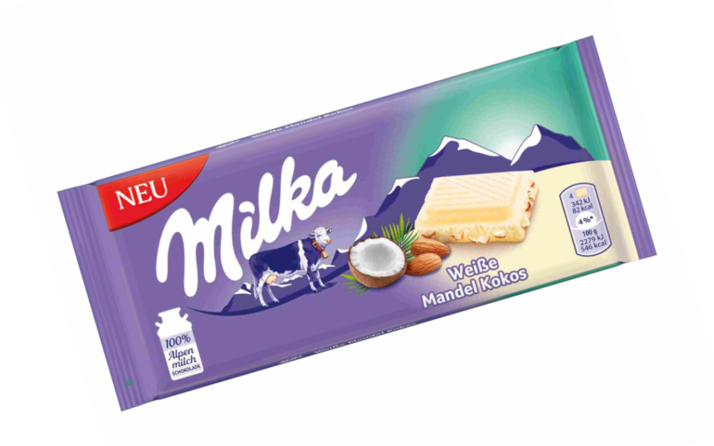 Milka Wei E Mandel Kokos Atundo Food Drinks And More