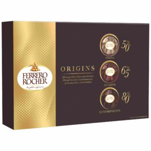 Ferrero Rocher Origins sweet chocolate ghana ecuador elfenbeinküste
