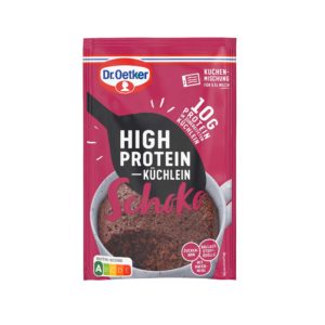 High-Protein-Schoko-Blog Schokolade Dr. Oetker 10g Kuchenmischung Milch Zuckerarm Hafermehl Schokoladig Kuchen