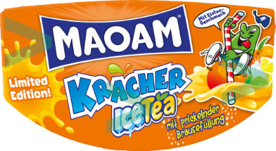 Maoam Kracher Ice-Tea mit Brausefüllung