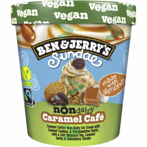 Ben&Jerry Sundae vegan Caramel Cafe