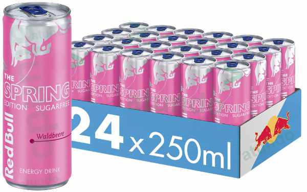 Red Bull Spring Edition 2024 Waldbeere 9002490269500 Tray und Dose