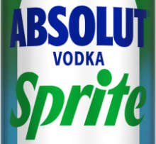 Absolut Vodka Sprite Mixgetränk