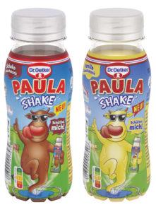 Paula Shake Paula Milch Drink in zwei Sorten