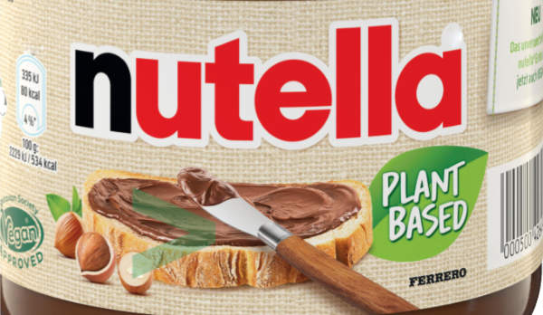 nutella plant based